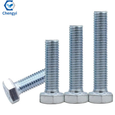Grade 4.8 8.8 10.9 12.9 M6-M36 M10 DIN931 DIN933 Hex Bolts for Industrial Applications