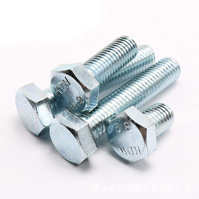 Grade 4.8 8.8 10.9 12.9 M6-M36 M10 DIN931 DIN933 Hex Bolts for Industrial Applications