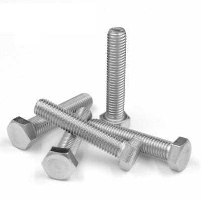 Assembled Hexagon Bolts And Nuts SS304 Stainless Steel DIN931 DIN933 DIN934 For Your
