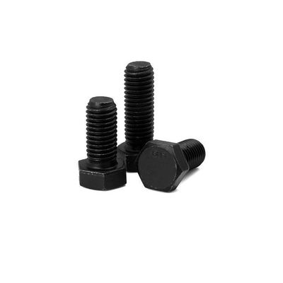 High Strength Carbon Steel Hex Bolt DIN931 DIN933 8.8 10.9 12.9 Grade with Black Finish