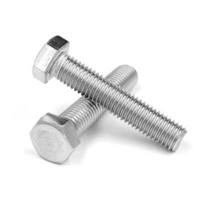 Stainless Steel A2 A4 DIN931 Partial Half Thread Hex Bolt and Nut with Washer Stock