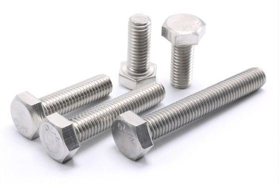 Stainless Steel A2 A4 DIN931 Partial Half Thread Hex Bolt and Nut with Washer Stock