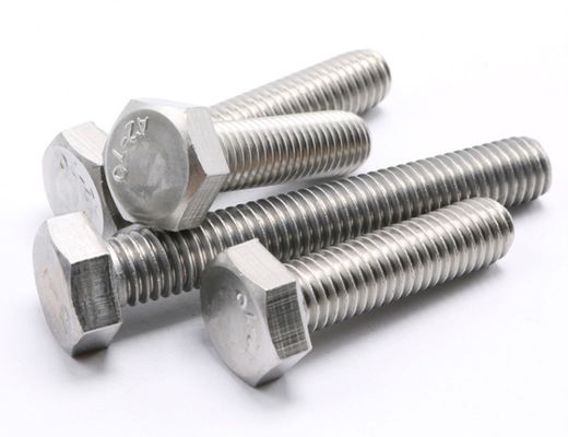 Stainless Steel A2 A4 DIN931 Partial Half Thread Hex Bolt and Nut with Washer Stock