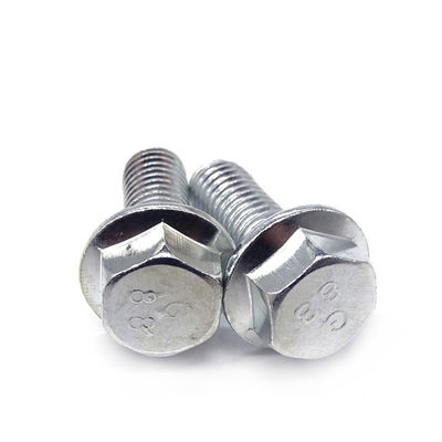 Carbon/Stainless Steel M6 M8 M25 Zinc Coating Din6921 Hex Bolt With Flange And Nut
