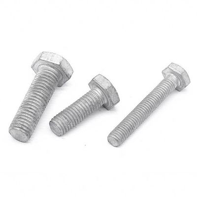 High Strength HDG Hot Dip Galvanized DIN933 DIN931 Hexagon Hex Head Bolts for Steel