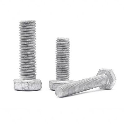 High Strength HDG Hot Dip Galvanized DIN933 DIN931 Hexagon Hex Head Bolts for Steel