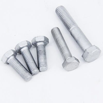 DIN931 DIN933 M6-M36 Dacromet Hexagon Hex Head Bolts Hexagon ANSI Hexagon UNC UNF