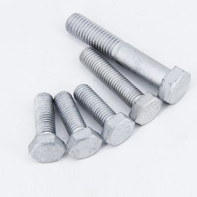DIN931 DIN933 M6-M36 Dacromet Hexagon Hex Head Bolts Hexagon ANSI Hexagon UNC UNF