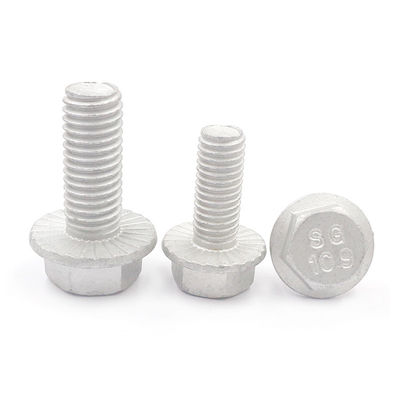 Direct Supply Hot Dip Galvanized HDG Plated Hex Flange Bolt DIN6921 for Construction