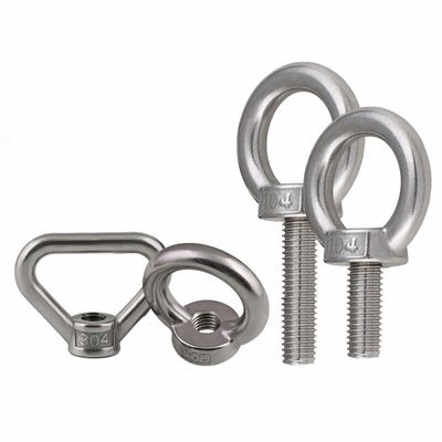 Direct Supply Custom A2 70 A4 80 Stainless Steel Triangle Ring Lifting Hook Eye Bolts