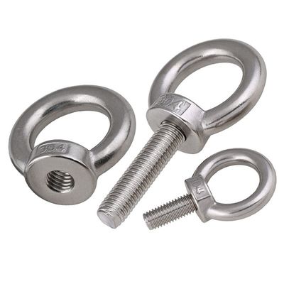 Direct Supply Custom A2 70 A4 80 Stainless Steel Triangle Ring Lifting Hook Eye Bolts