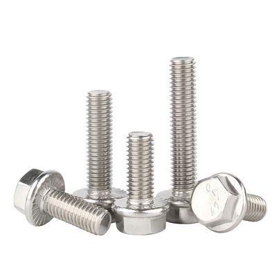 M5-M100 Mechanical Flange Screw with Galvanized Outer Hexagon and Anti-Skid Surface