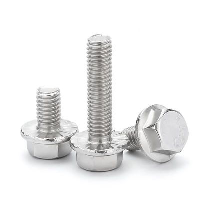 M5-M100 Mechanical Flange Screw with Galvanized Outer Hexagon and Anti-Skid Surface