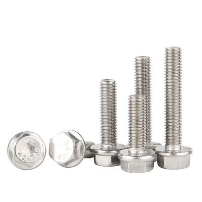 M5-M100 Mechanical Flange Screw with Galvanized Outer Hexagon and Anti-Skid Surface