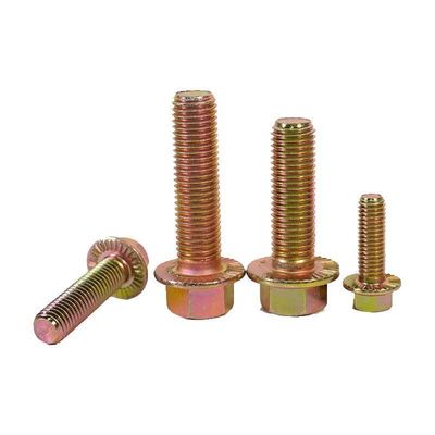 M5-M100 Mechanical Flange Screw with Galvanized Outer Hexagon and Anti-Skid Surface