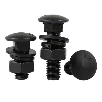 304 Stainless Steel Half Round Head Carriage Bolt M6-M16 DIN603 Grade 8.8 Galvanized