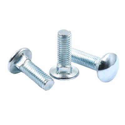 304 Stainless Steel Half Round Head Carriage Bolt M6-M16 DIN603 Grade 8.8 Galvanized