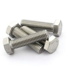 DIN933 Standard High Strength Steel Full Tooth Outer Hexagon Bolt Hot Dip Galvanized