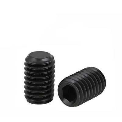 Concave End Fixed Hex Socket Screw DIN913 Grade 12.9 304 Stainless Steel Plain Finish