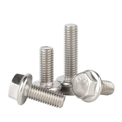 ISO9001 Certified Grade 8.8 Galvanized Hexagonal Flange Bolt with DIN 6921 Toothed Washer