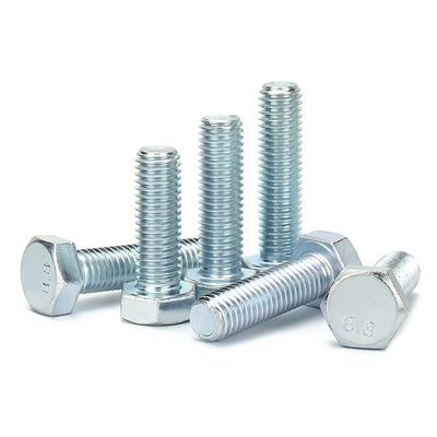 ISO9001 Certified Strength Galvanized Steel Hex Bolt DIN933 for Aerospace Applications