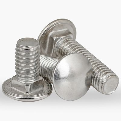 Steel Grade 8.8 DIN603 Large Half Round Head Square Neck Bolt for High Load Capacity