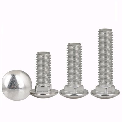 Steel Grade 8.8 DIN603 Large Half Round Head Square Neck Bolt for High Load Capacity