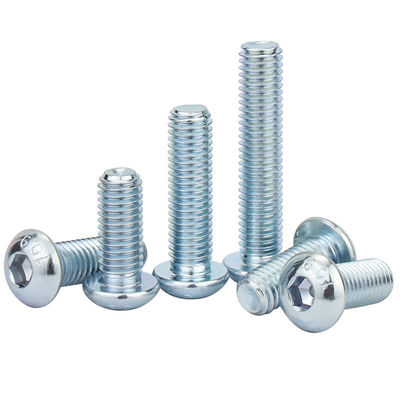 304 Stainless Steel Half Round Head Hexagonal Pan Head Screw with DIN ANSI Standard