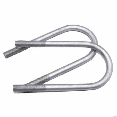 Mechanical 304 Stainless Steel U-Bolt DIN3570 Horseback Pipe Clamp Embedded U-Clamp