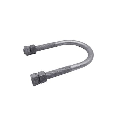 Mechanical 304 Stainless Steel U-Bolt DIN3570 Horseback Pipe Clamp Embedded U-Clamp