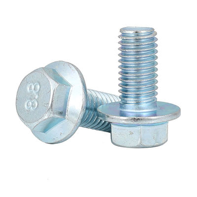 High Strength DIN6921 Carbon Steel 8.8 Grade Galvanized Outer Hexagonal Head Flange Screw
