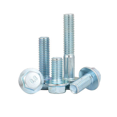 High Strength DIN6921 Carbon Steel 8.8 Grade Galvanized Outer Hexagonal Head Flange Screw