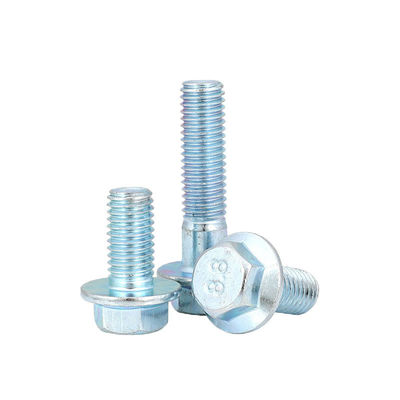High Strength DIN6921 Carbon Steel 8.8 Grade Galvanized Outer Hexagonal Head Flange Screw