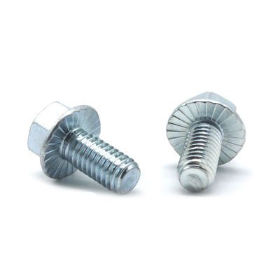 High Strength DIN6921 Carbon Steel 8.8 Grade Galvanized Outer Hexagonal Head Flange Screw