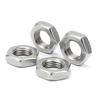 Hot Dip Galvanized 304 Stainless Steel Fine Thread Hexagonal Nut DIN439