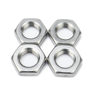 Hot Dip Galvanized 304 Stainless Steel Fine Thread Hexagonal Nut DIN439