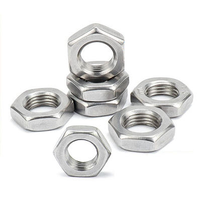 Hot Dip Galvanized 304 Stainless Steel Fine Thread Hexagonal Nut DIN439