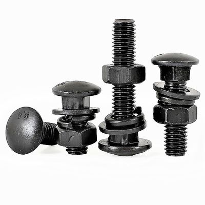 ISO9001 Certified Galvanized Half Round Head Square Neck Carriage Bolts for Bridge Repair
