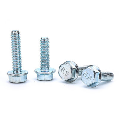 DIN6921 Grade 10.9 Outer Hexagonal Flange Bolt with Padded Flower Teeth Hex Bolt