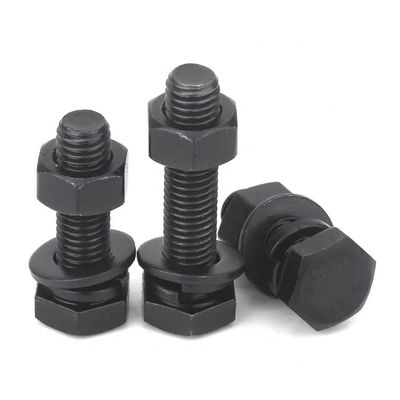 40Cr Custom Hex Bolts and Nuts Grade 4.8/8.8/10.9/12.9 Galvanized Black