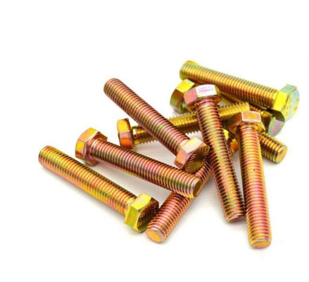 40Cr Custom Hex Bolts and Nuts Grade 4.8/8.8/10.9/12.9 Galvanized Black