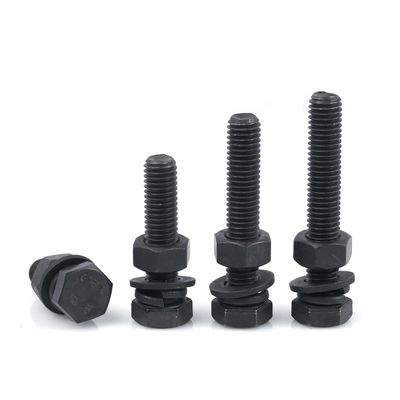 M6 M8 High Tensile DIN931 DIN933 Hex Head Bolt And Nut Grade 4.8 8.8 10.9 12.9 Steel