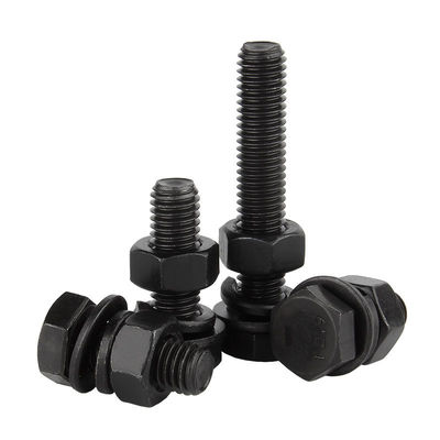 M6 M8 High Tensile DIN931 DIN933 Hex Head Bolt And Nut Grade 4.8 8.8 10.9 12.9 Steel
