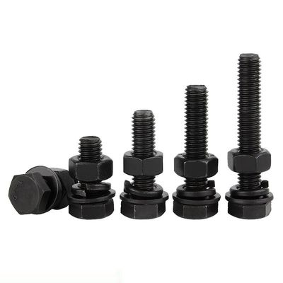 M6 M8 High Tensile DIN931 DIN933 Hex Head Bolt And Nut Grade 4.8 8.8 10.9 12.9 Steel