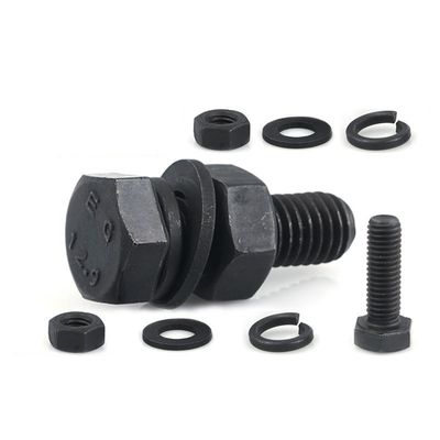 M6 M8 High Tensile DIN931 DIN933 Hex Head Bolt And Nut Grade 4.8 8.8 10.9 12.9 Steel