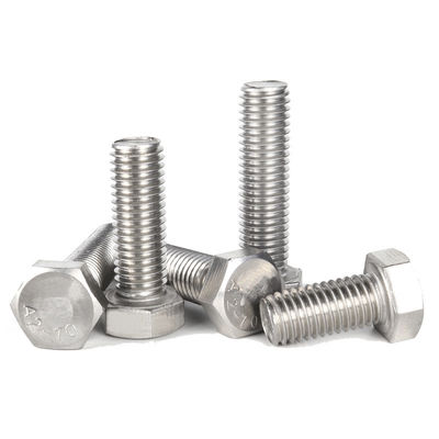 M6 M8 High Strength DIN931 DIN933 Grade 4.8 8.8 10.9 12.9 Hex Head Bolt And Nut